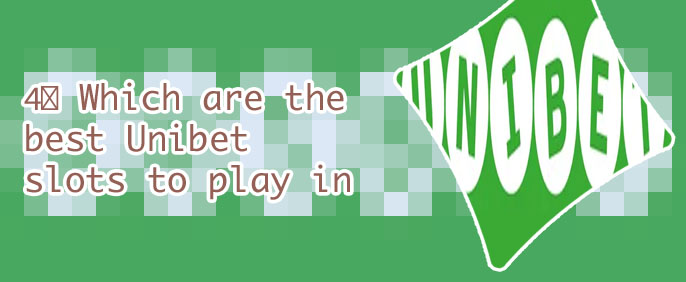 Best rtp slots unibet